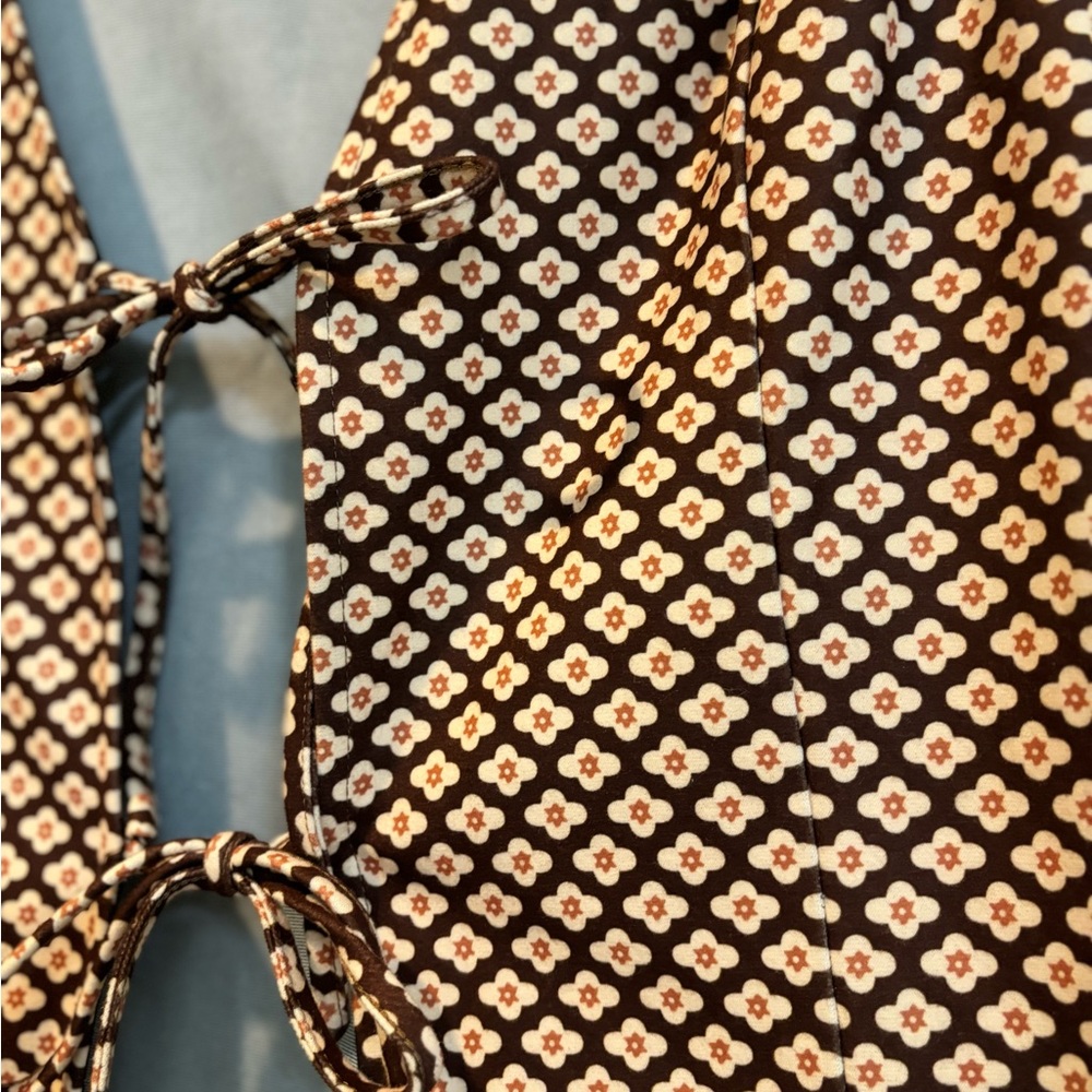 Cider Black and Orange Patterned Blouse - Picture 2 of 4